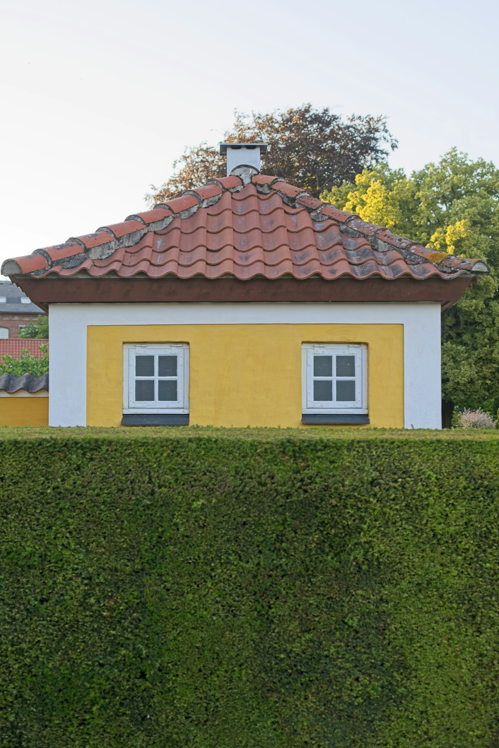 Casa mediterránea con teja