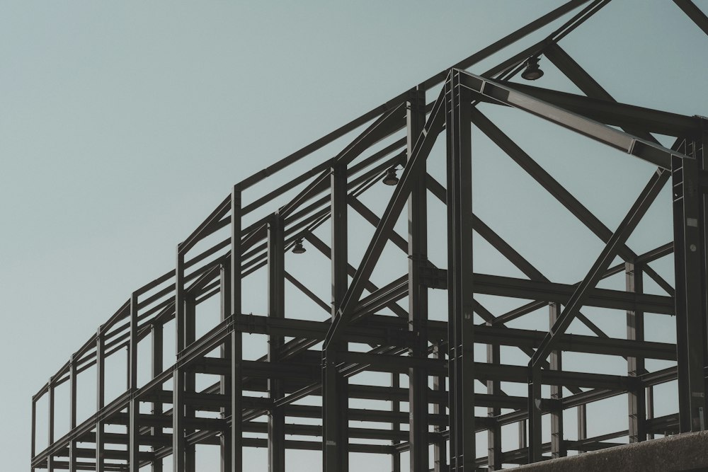 Estructura de acero de una casa